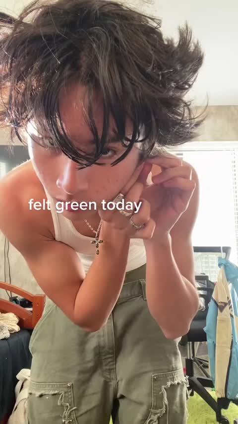 Still from Green Fit Check